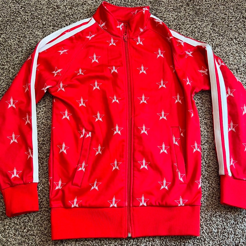 Jeffree Star Cosmetics Red Track Jacket